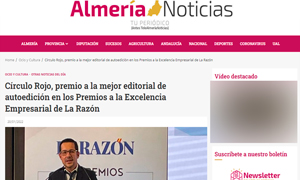 Mejor editorial de autoedición, Círculo Rojo nº1 galardonada en los Premios a la Excelencia Empresarial de La Razón